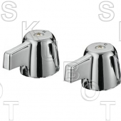 Banner Metal Lever Handles (Pair Hot &amp; Cold)