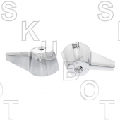 Replacement for Central Brass* Lavatory Handles -Pair H &amp; C