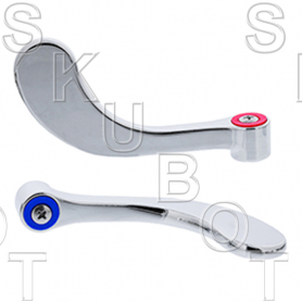 Replacement for Chicago Faucets* Wrist Blade Handles -Pair H&amp;C