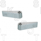 Replacement for Kohler* Small Lever Handles - Pair Hot &amp; Cold