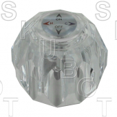 Import Acrylic Handle W/Index Button - Includes Adaptor Round Broach