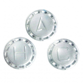 Pfister Verve Clear Acrylic Index Buttons -Hot, Cold, &amp; Div