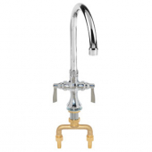 CHG TL50-9002 Top Line Double Pantry Faucet  6" Gooseneck Spout