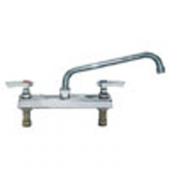 CHG TLL11-8010 Deck Mount Faucet 8" Centers 10" Swing Spout