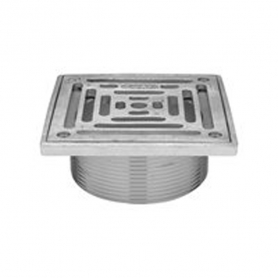 Zurn ZS400-5SZ (MTO) 5In Sq Adj SS Strainer w/ Slotted Openings