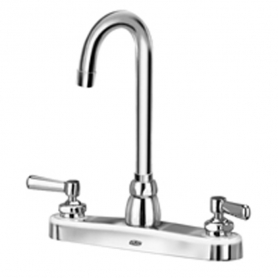 Zurn Z871A1 Kitchen Sink Faucet With 3-1/2&quot; Gooseneck And Lever Handles.