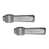 CHG K94-0110-PR Lever Handle Pair w/ Saniguard for T&amp;S Faucets